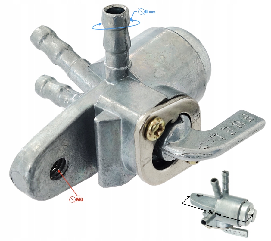 

Kranik paliwa DB250 Mzk