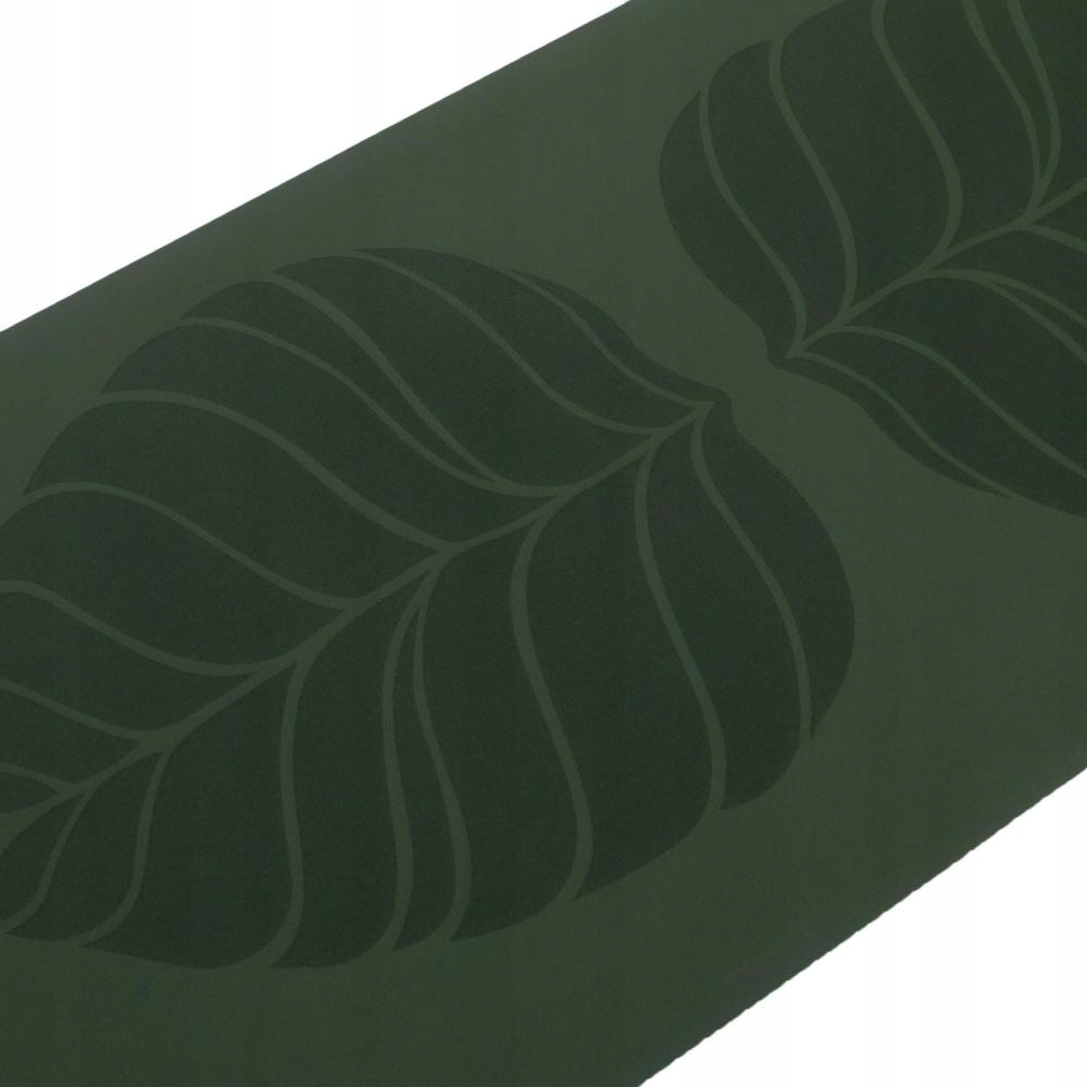 Podložka na cvičení Bodhi Phoenix Yoga 185x66 cm Listy Forest Green