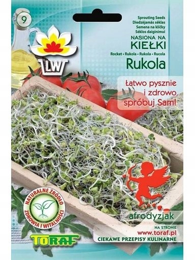 12 x Toraf Rukola semínka na klíčky 10 g Toraf
