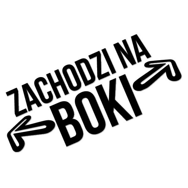 

Zachodzi Na Boki Naklejka tuning Jdm 15 cm