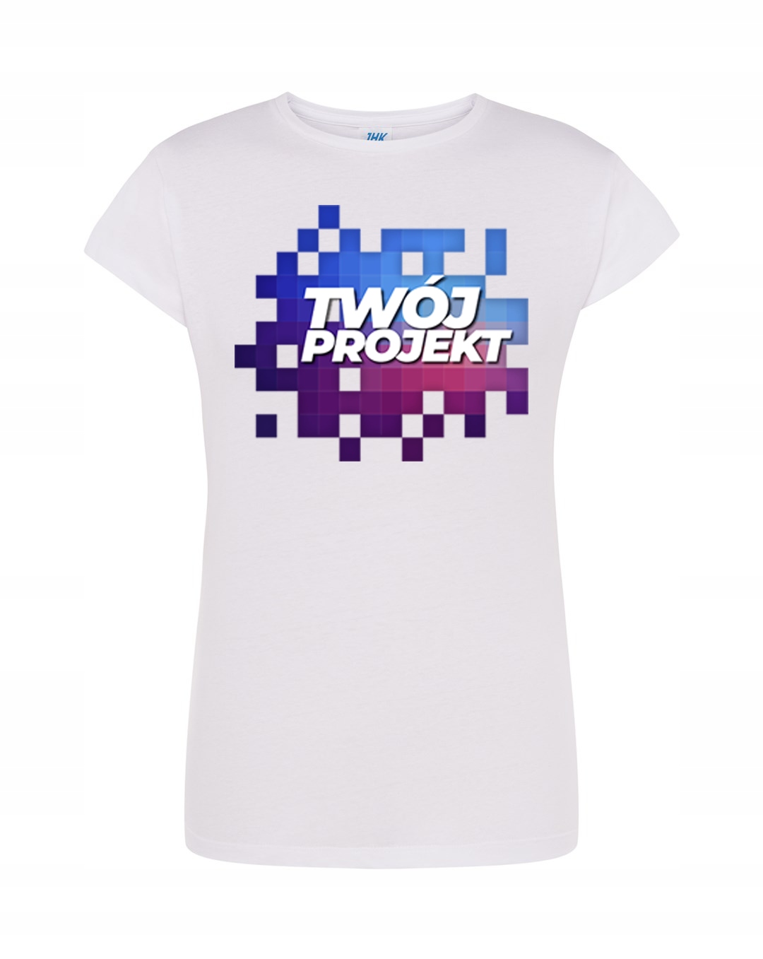 

Koszulka damska z własnym nadrukiem Grafiką Logo