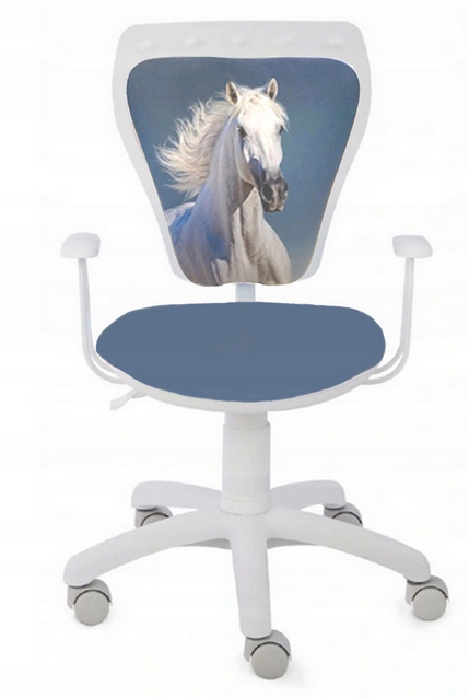 

ministyle krzesło obrotowe dla dziecka koń