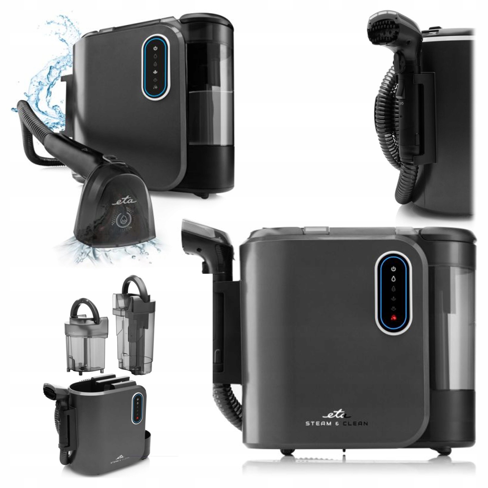 Vysávač Parná Umývačka Čistič Steamer na okná Parný mop 2000 W