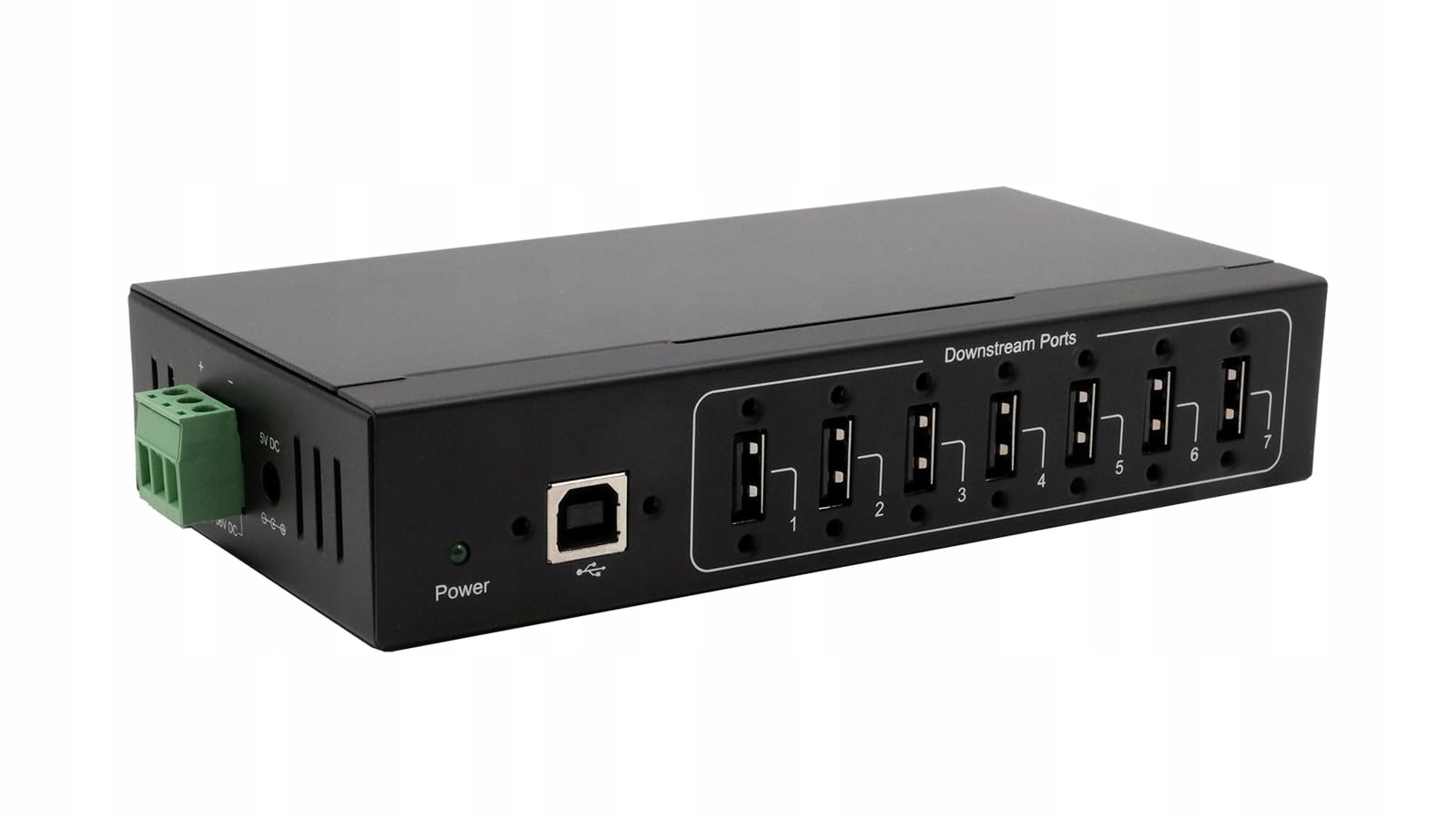 EX-11217HMVS 7 Port Usb 2.0 Metall Hub DIN-Rail-Kit
