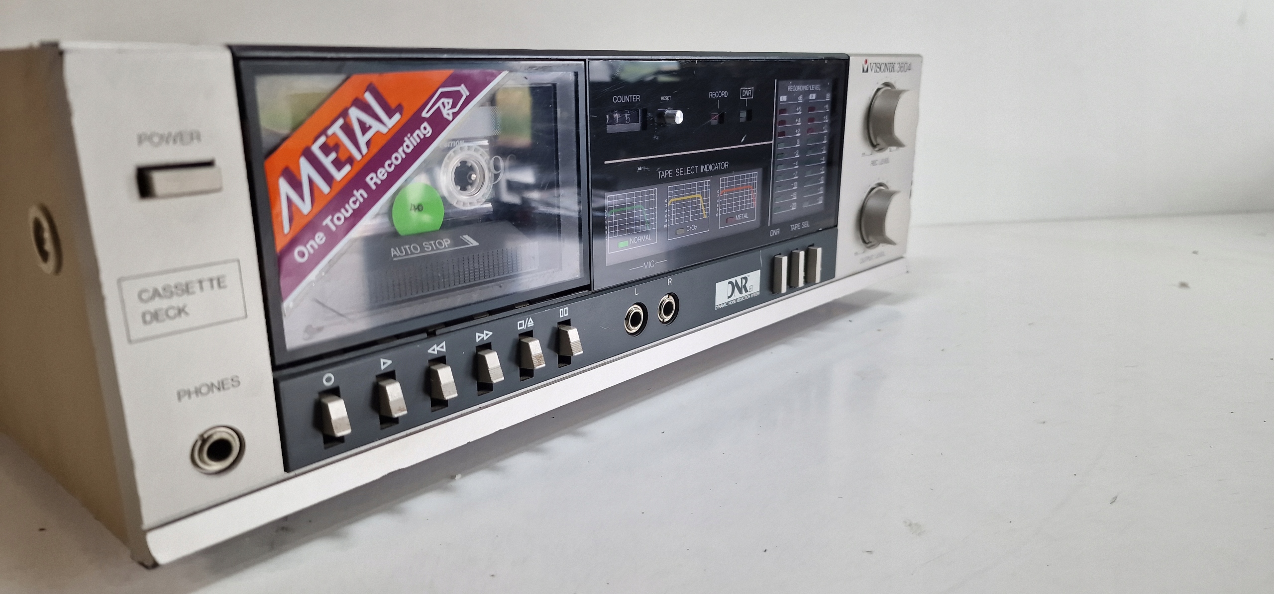 Magnetofon Visonic-3604 Cassette Deck Marka Visonik