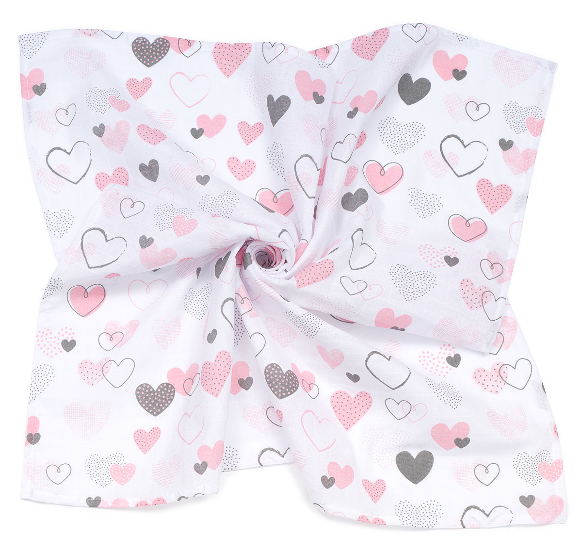 PIELUSZKA OTULACZ MUŚLINOWY 120x120 + gratis