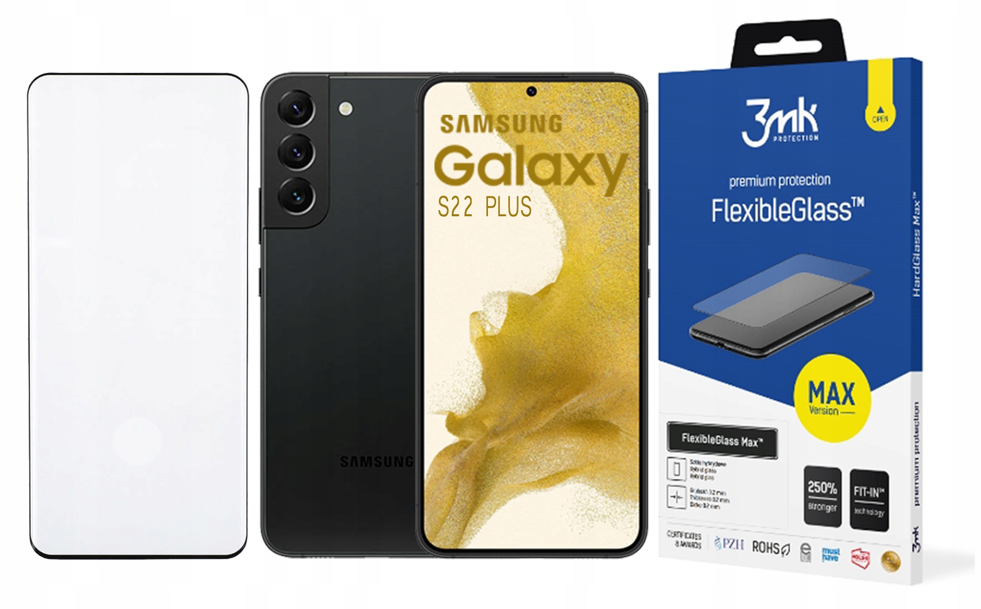 

3mk FlexibleGlass Max do Samsung Galaxy S906 S22+