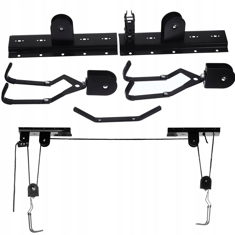 Stropní Držák Na Kolo S Gumovými Háky Chrání Rám Před Poškrábáním