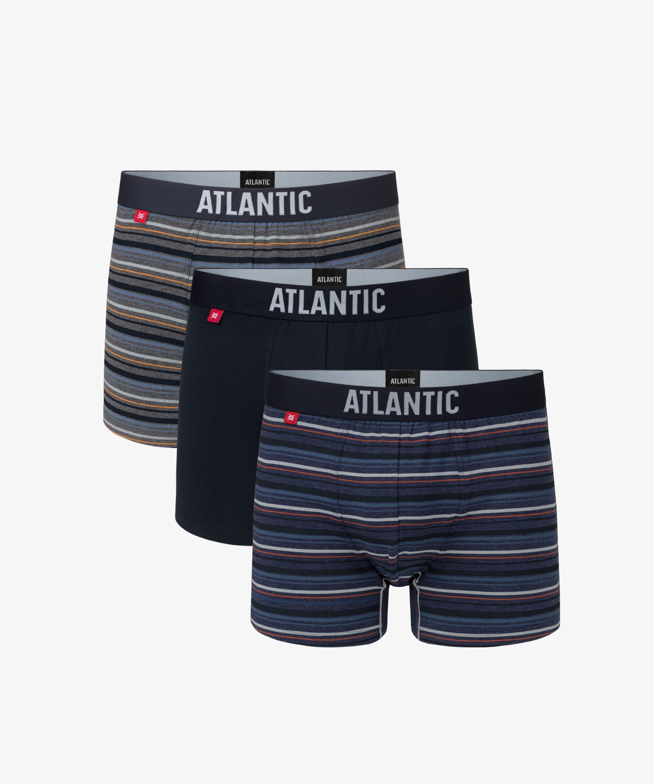 

3-PACK Bokserki majtki męskie bawełna Atlantic XL