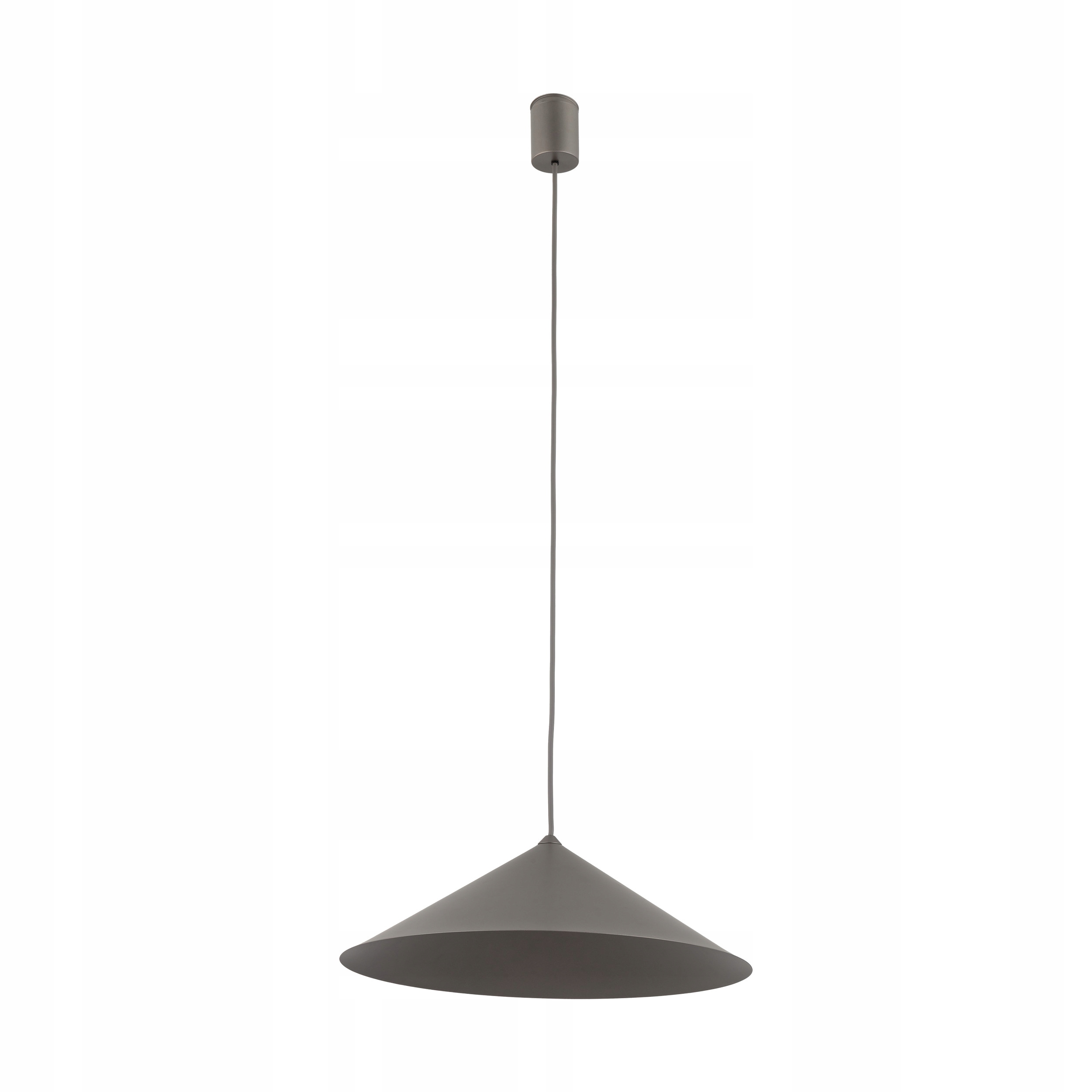 Závesná kovová kužeľová lampa Lume L New Brown 1XGX53