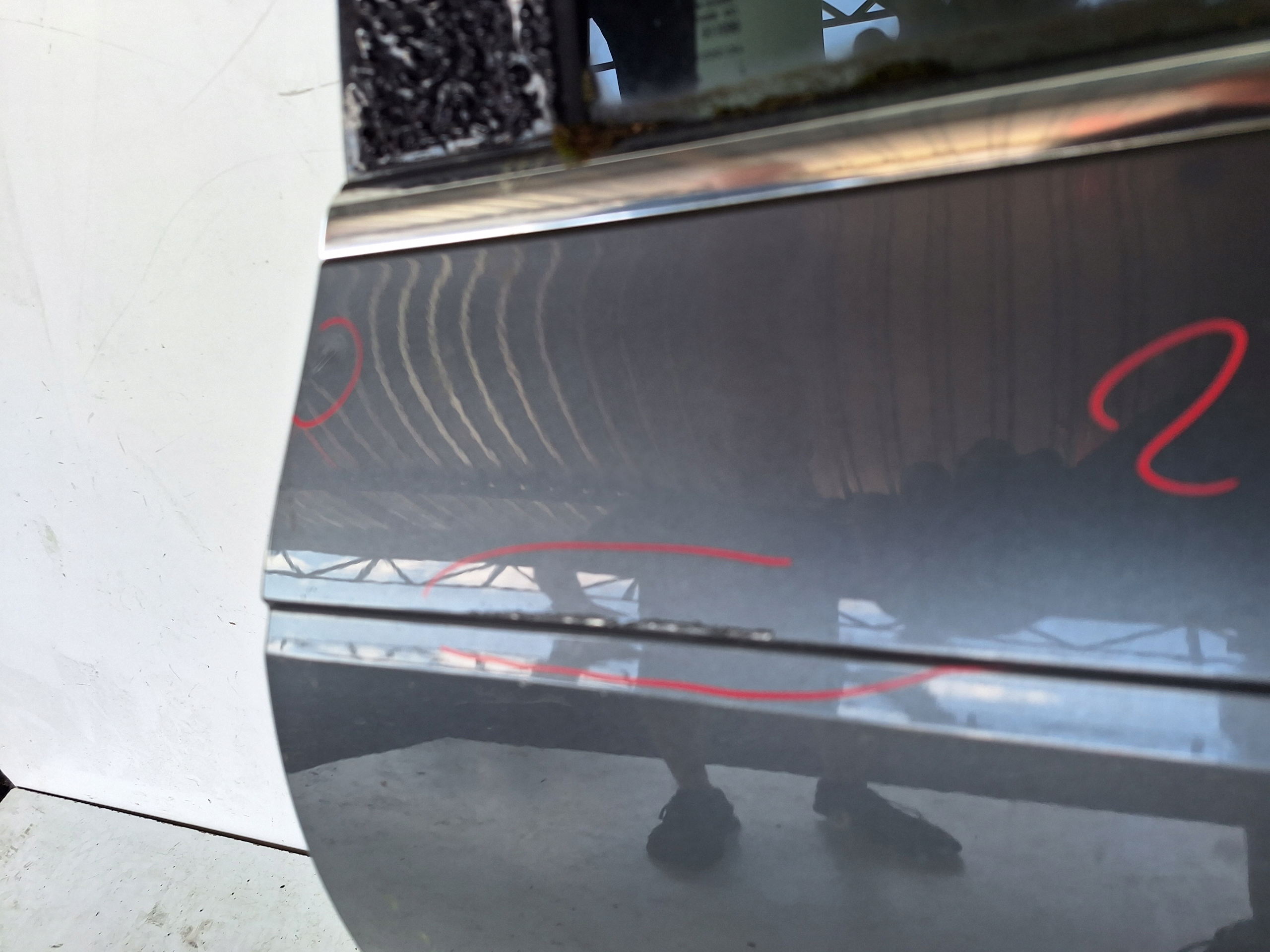 AUDI A4 B9 8W 16-20 Tür links heck LX7R AVANT