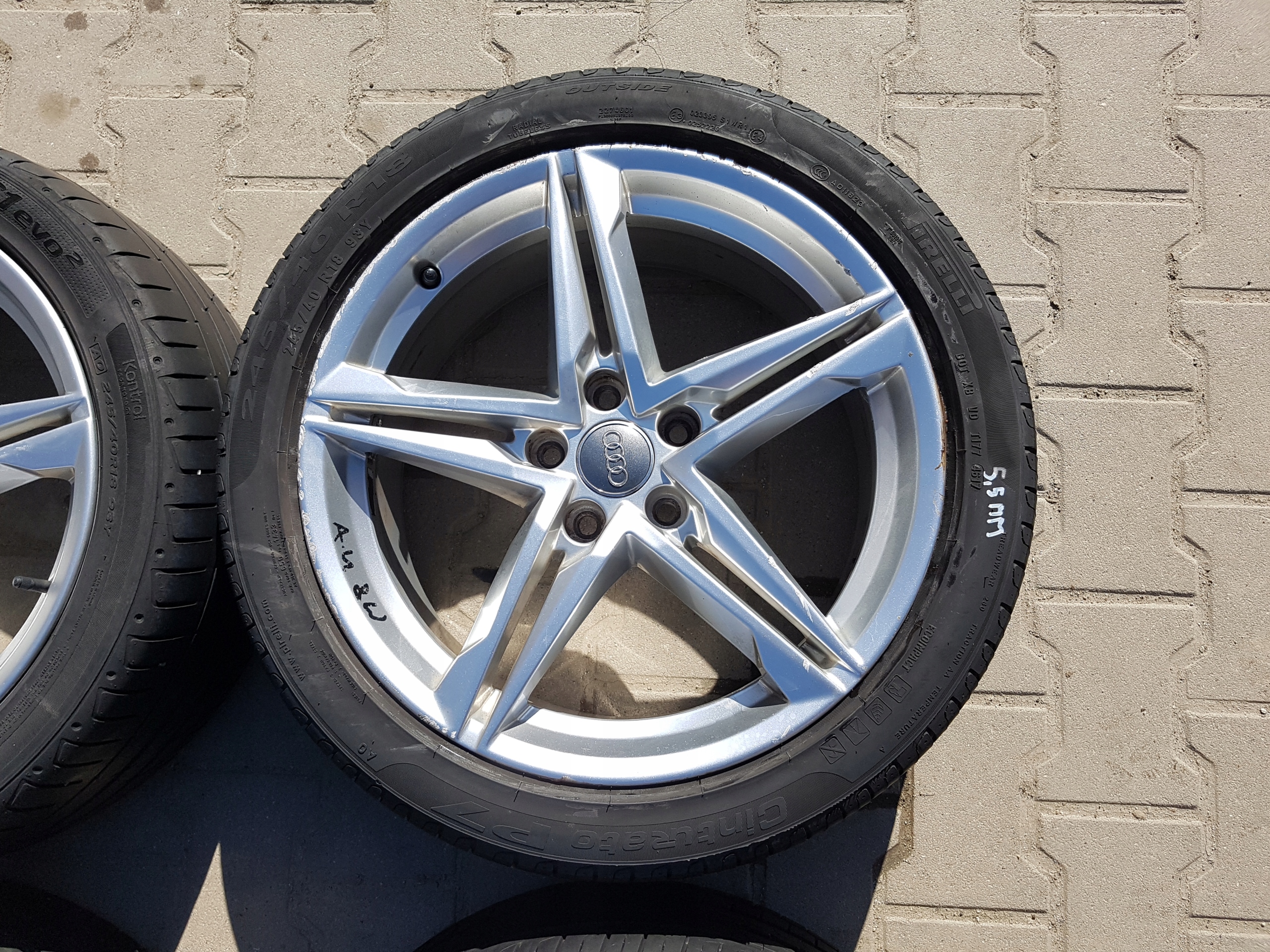 AUDI A4 B9 8W S-LINE wheels discs 8.0Jx18 245/40R18 komplet