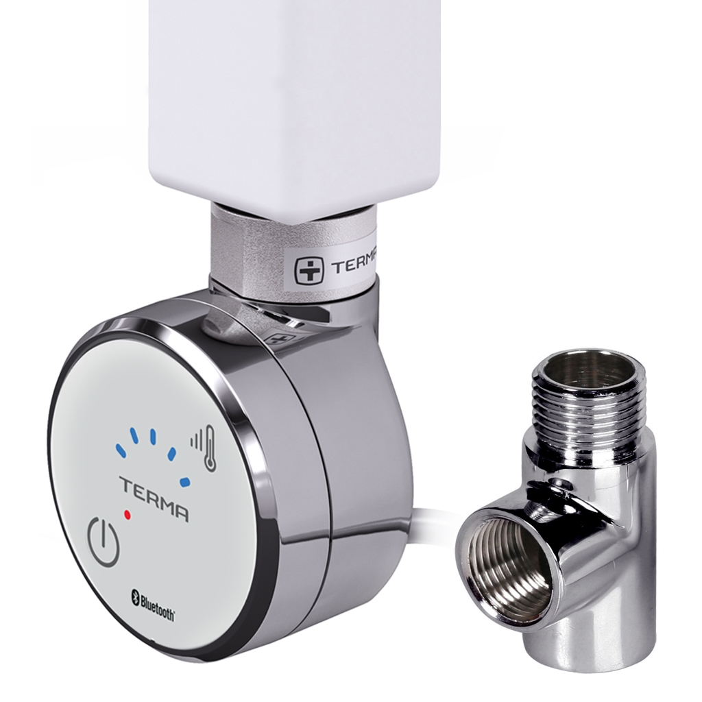 Terma Ohrievač Moa Blue 1200 Chrom Bluetooth troj.