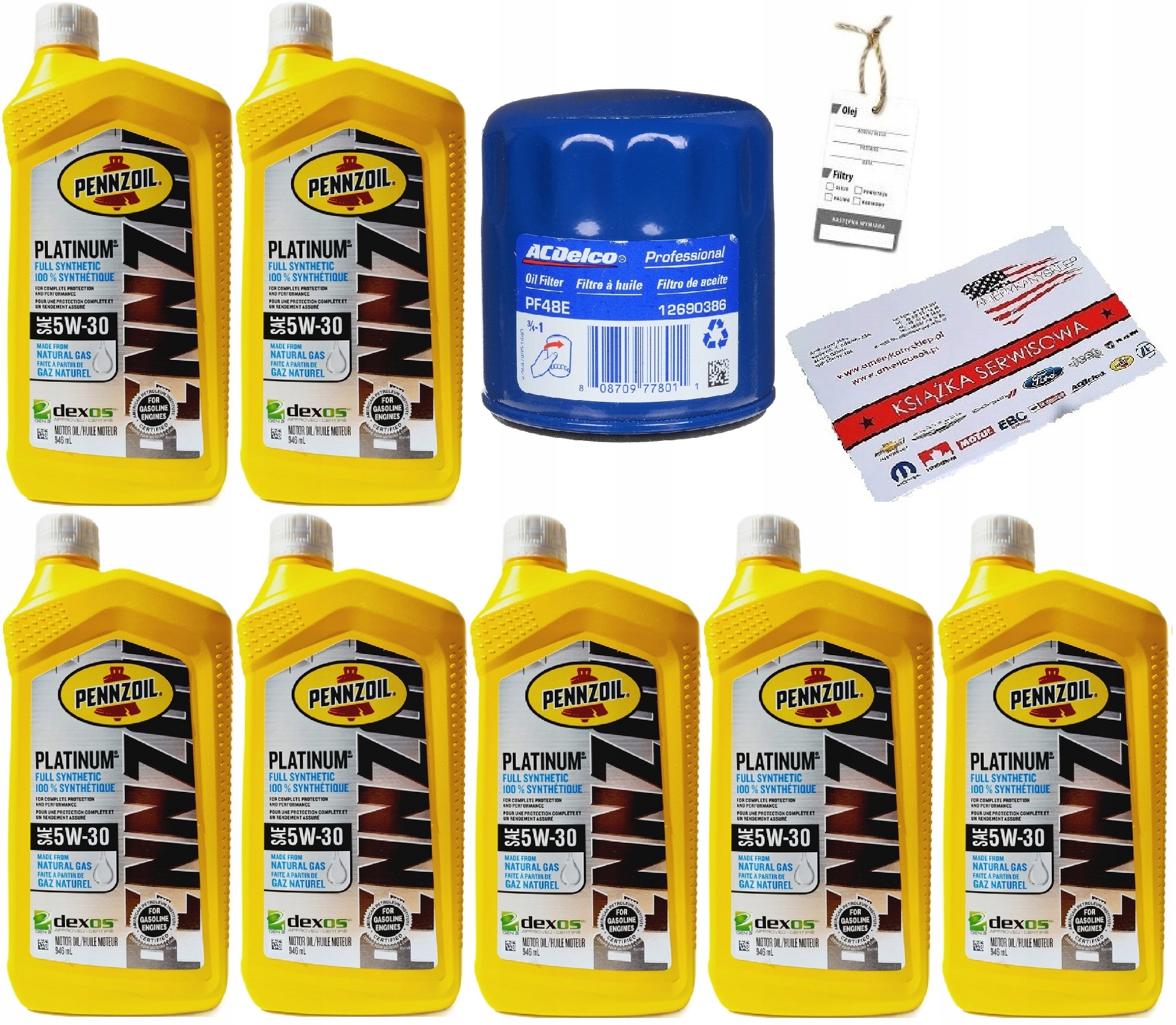 PENNZOIL 5W30 6,6L + FILTR ESCALADE 6,0 6,2 07-14