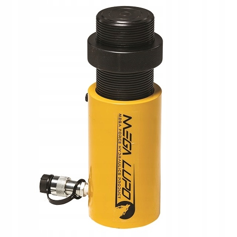 CYLINDER SIŁOWNIK 50 TON Z NAKRĘTKĄ BLOKUJĄCĄ
