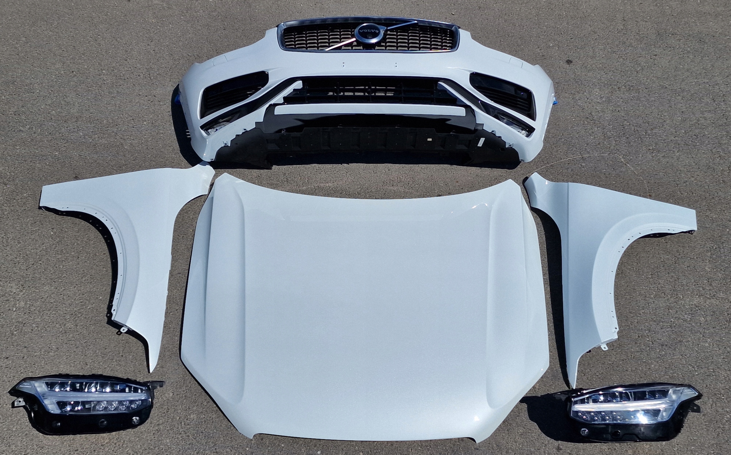 KOMPLETNY PRZÓD ZDERZAK MASKA LAMPY VOLVO XC90 II LIFT KAMERA 707 R-DESIGN