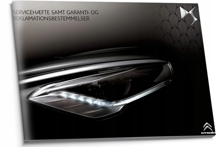 Citroen DS Датська Данія сервісна книга
