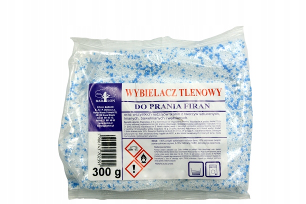 

Wybielacz Tlenowy tkanin len, bawełna wełna 300 g