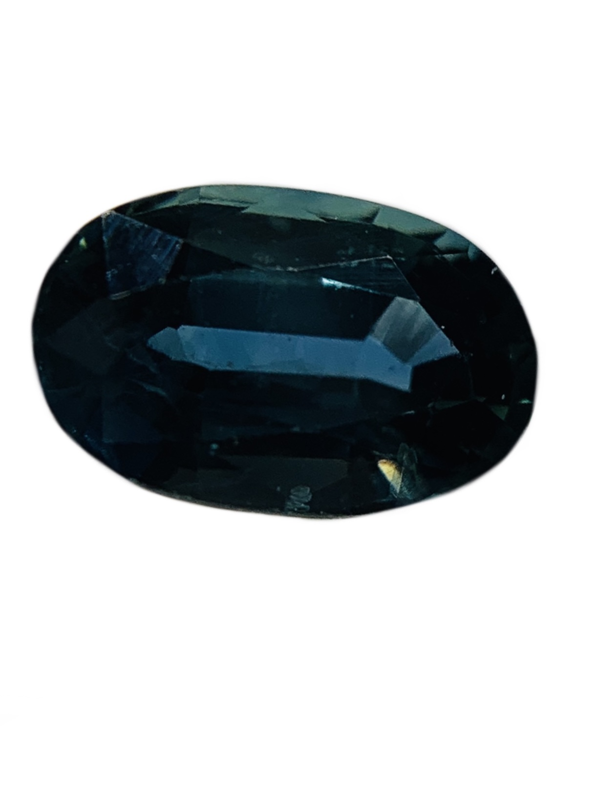 Safír blUE ovál 6x4