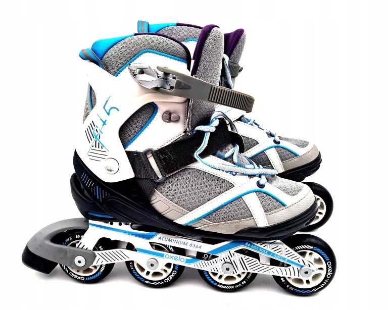 ROLKI OXELO FIT 5 BŁĘKITNE