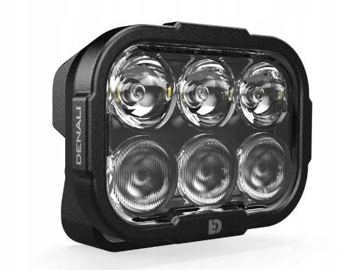 Denali DL6 Hybrid White Light pod silné Led svetlá pre motocykel, auto