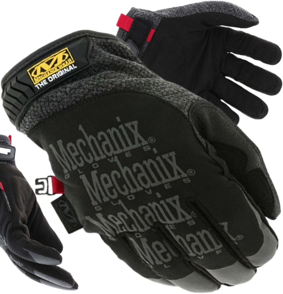 Rukavice Mechanix ColdWork Original Šedé/Černé Softshell Zesílené M