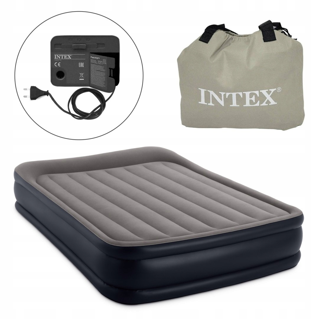 Materac dmuchany 203x152cm z pompką Intex 64136