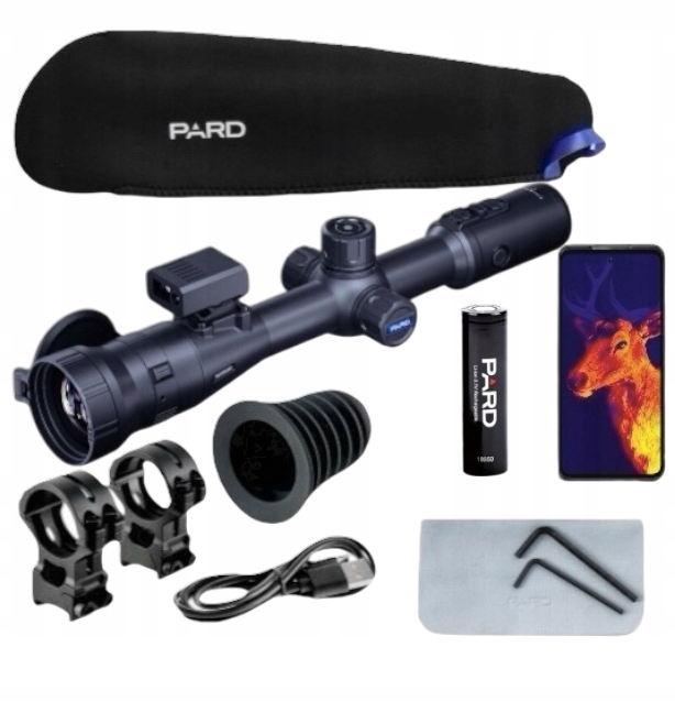 Termovizní zaměřovač s dálkoměrem Pard Pantera 640 Q 50 mm Lrf