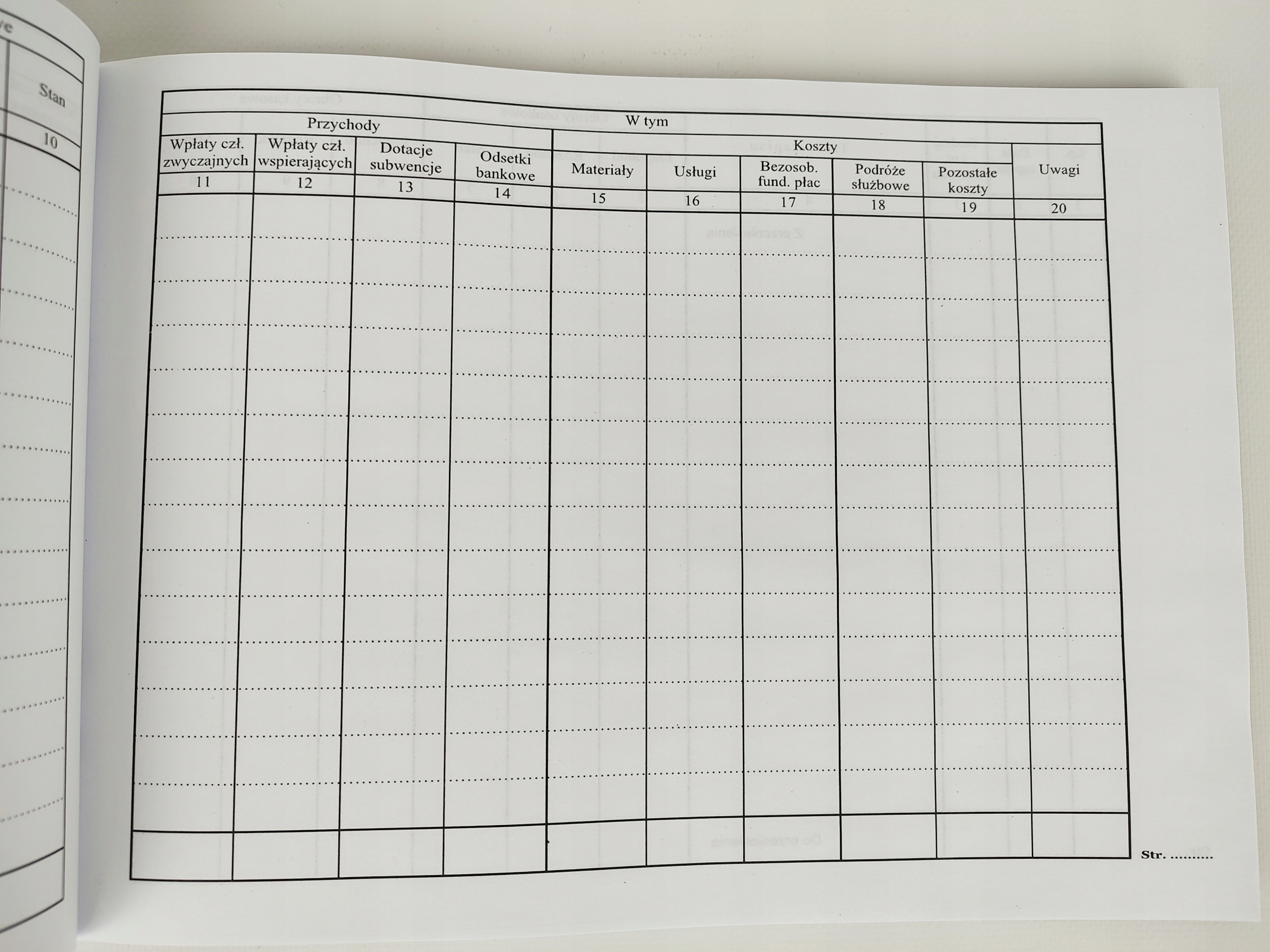 Książka skarbnika OSP Marka inny