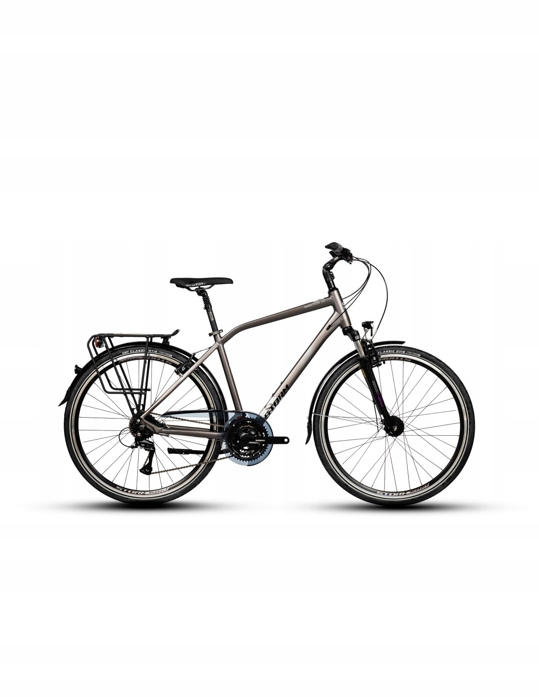 Rower Storm Marathon 6.0 Man szary (czarny napis) 21