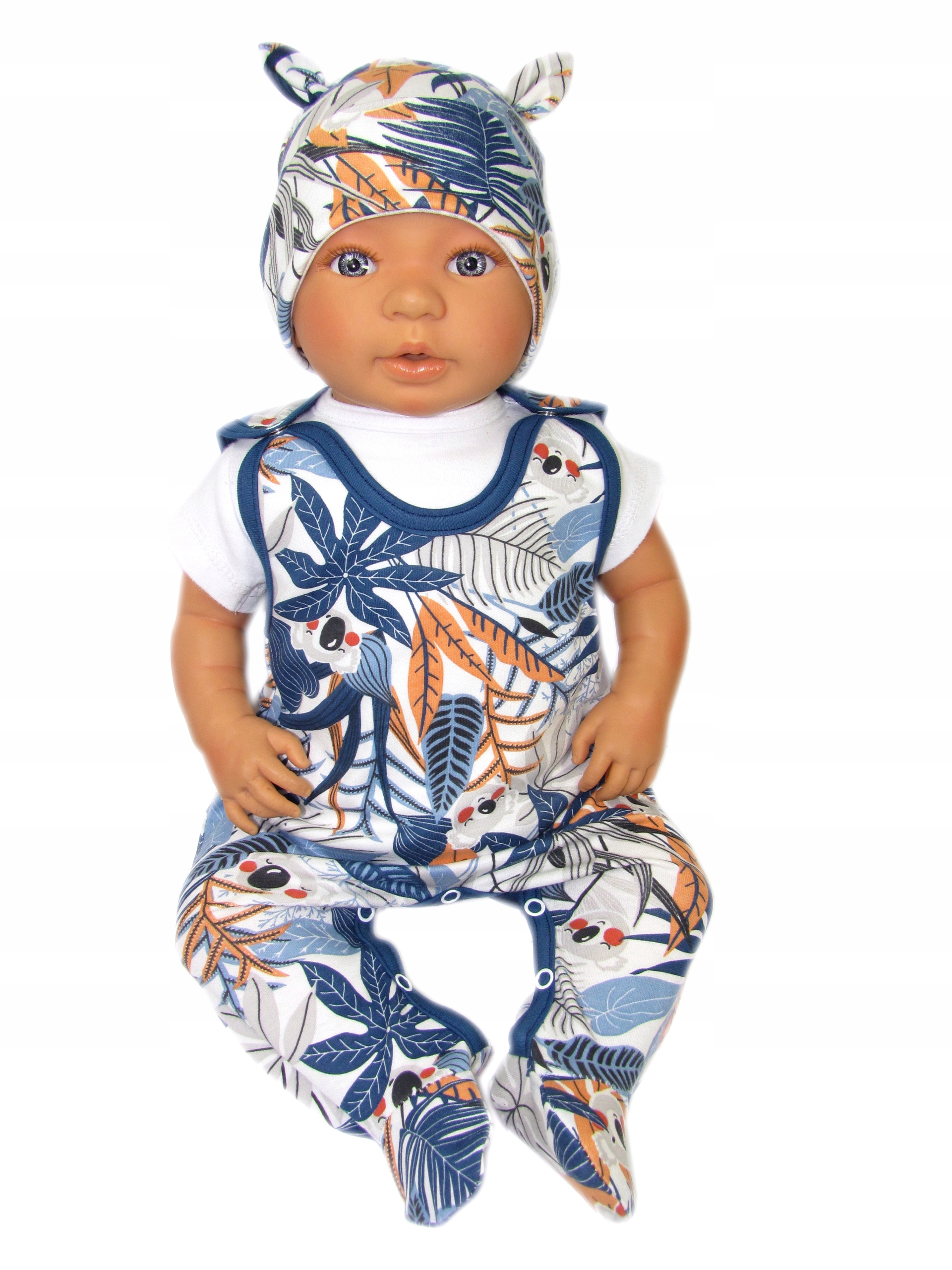 ŚPIOCHY NIEMOWLĘCE ŚPIOSZKI BAWEŁNIANE r.68 /66/ Marka kaia-baby