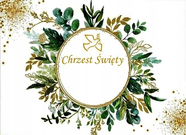 OPŁATEK NA TORT CHRZEST