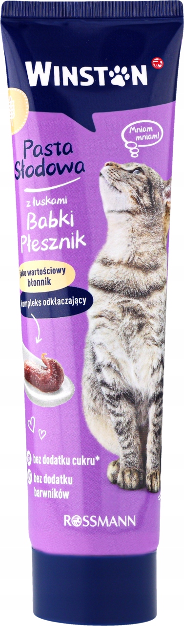 WINSTON PASTA SŁODOWA DLA KOTÓW ODKŁACZAJĄCA 100 G