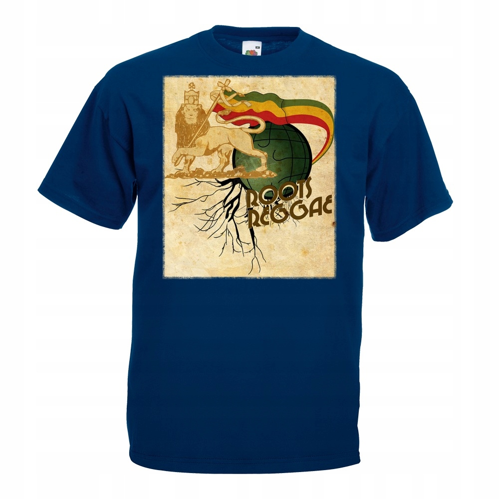 

Koszulka z nadrukiem roots reggae rasta XXL grana