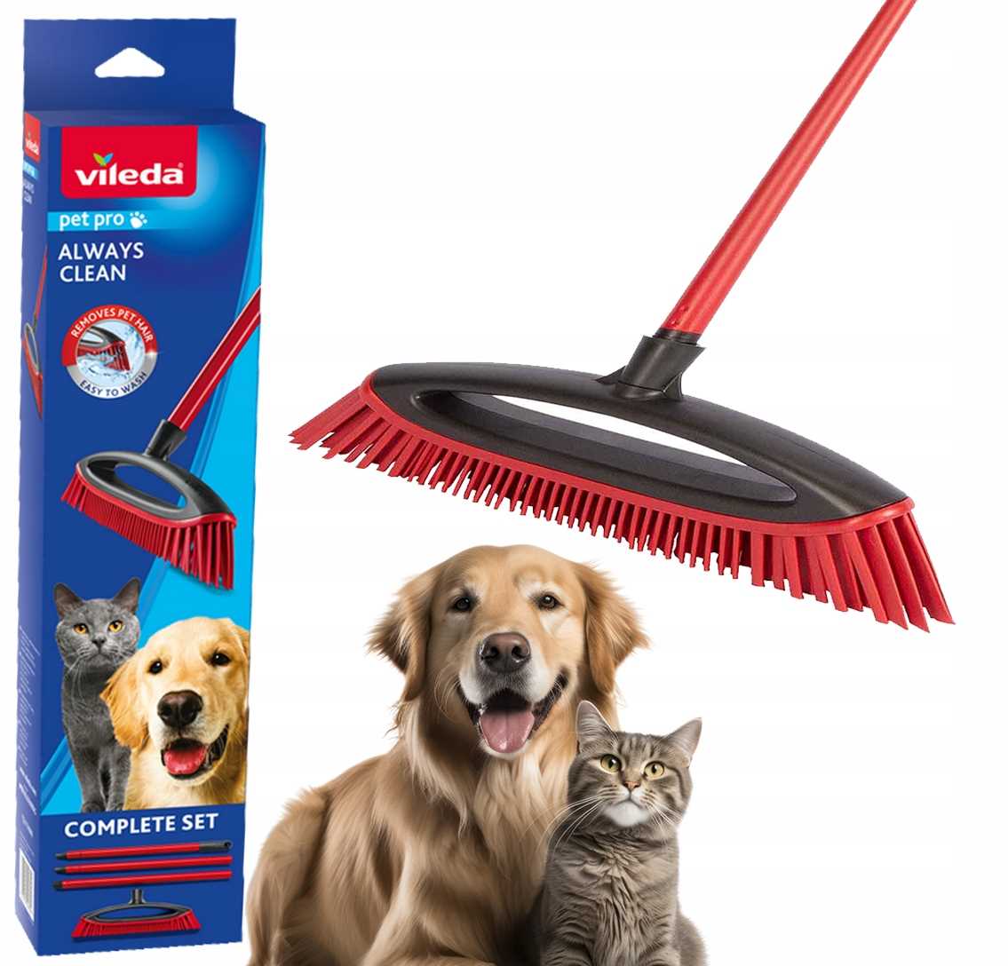 Levně Vileda Pet Pro Kartáč na zametání chlupů a vlasů Always Clean