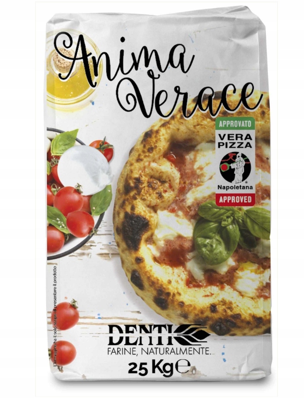 Mąka na pizzę typu 00 Anima Verace Denti 25kg