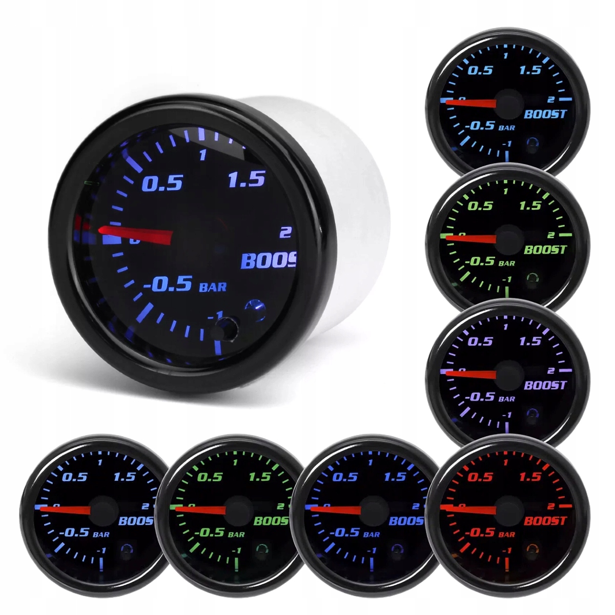 Turbo Hodiny Nabíjení Boost Indikátor Různé Barvy Hrnek Hodiny