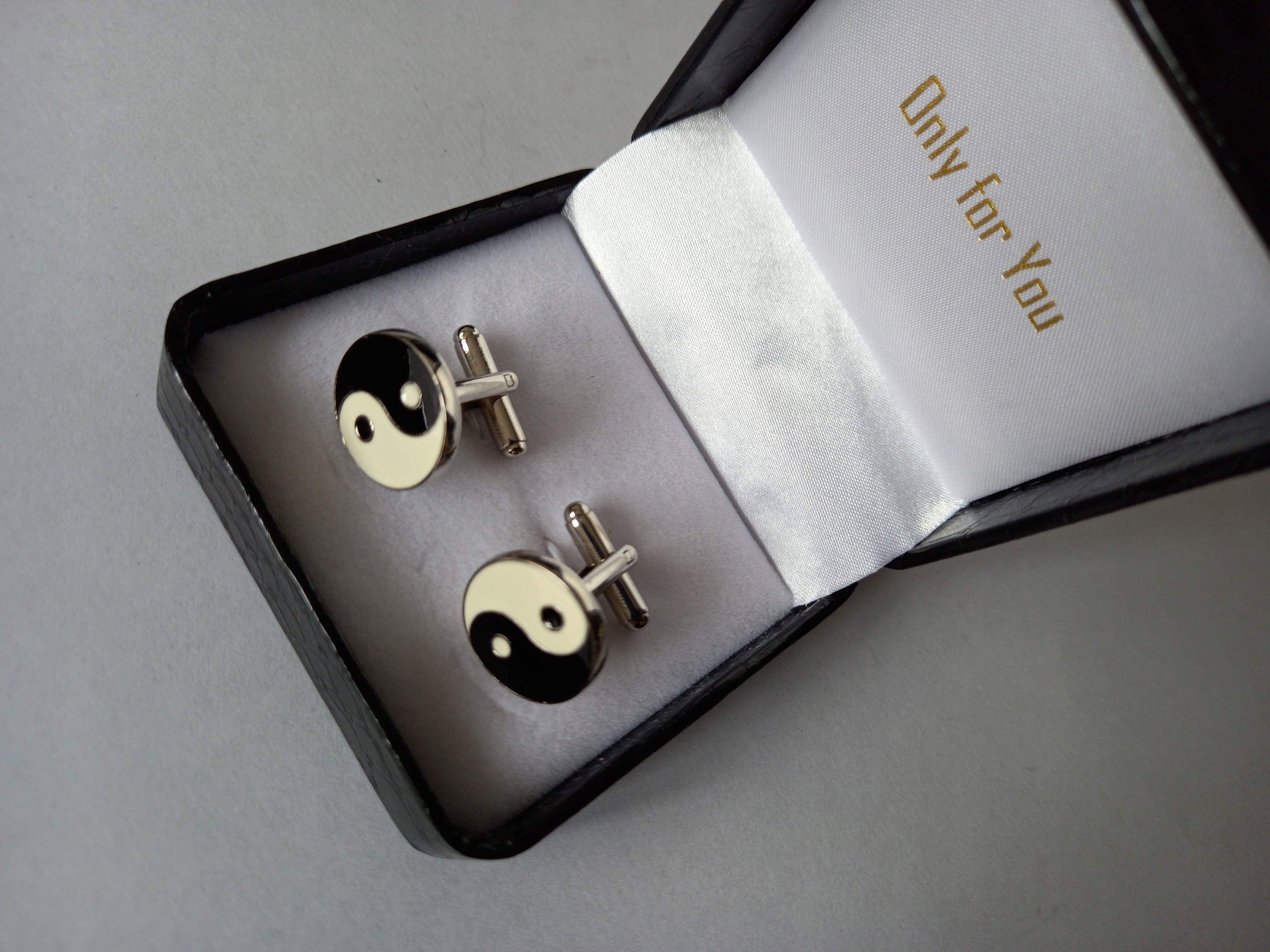 Manžetové knoflíčky Exciting Yin Yang dobro a zlo
