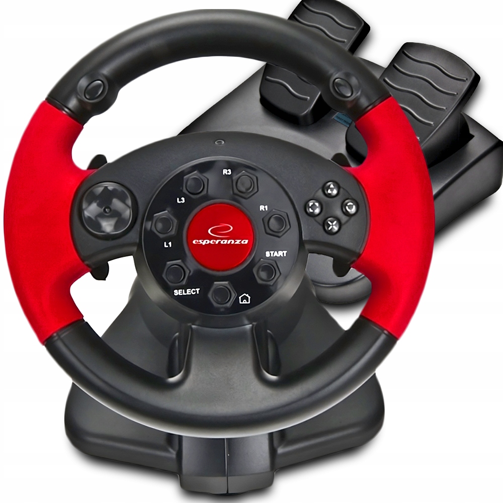 Volant S Vibracemi Herní Počítačový Pc PS2 PS3