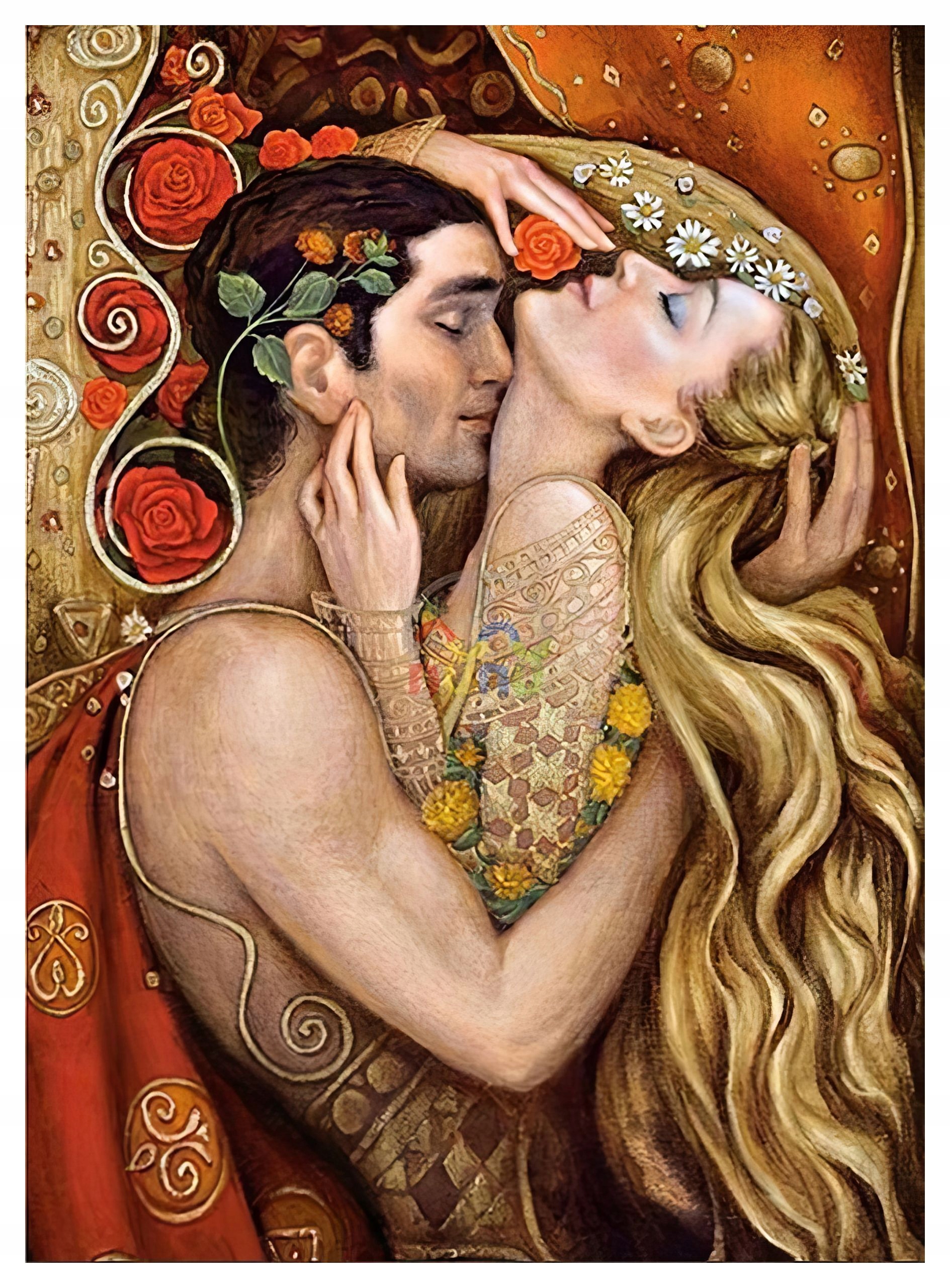 Diamantová Výšivka Diamond Painting Mozaika Pár Vášeň 45x60 cm K