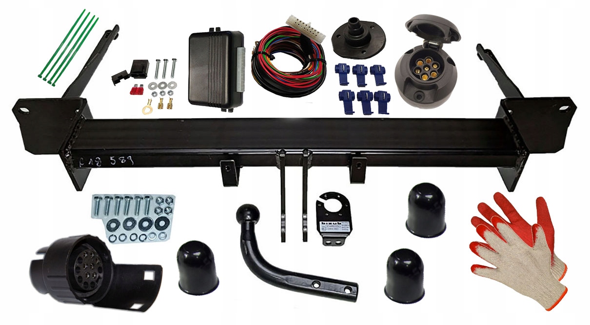 Kompletny Hak Holowniczy Opel Corsa D E 4 5 2006 2019 Moduł Wiązka Adapter