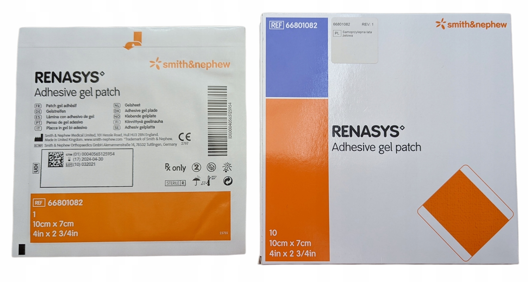 Renasys Adhesive Gel Patch 10x7, opatrunek żelowy 12055695601 Allegro.pl