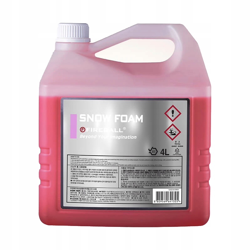 FIREBALL SNOW FOAM 4L – piana aktywna do powłok i wosków