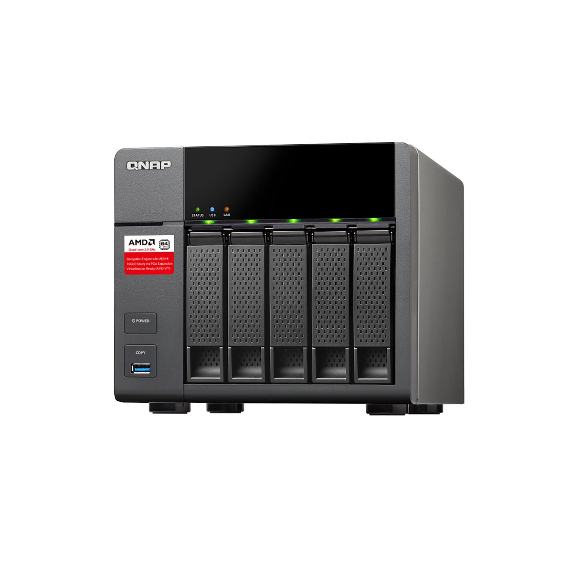 Qnap TS-563 Nas 0GB 2.0GHz 2GB DDR3L 52100-002226-RS