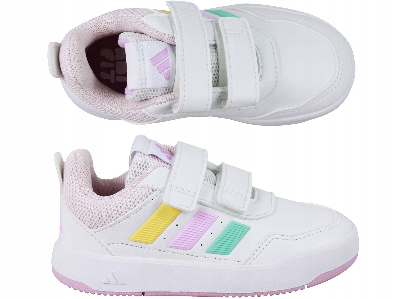 Adidas Tensaur Sport KI6509 Białe Buty Trampki Dziecięce Na Rzepy