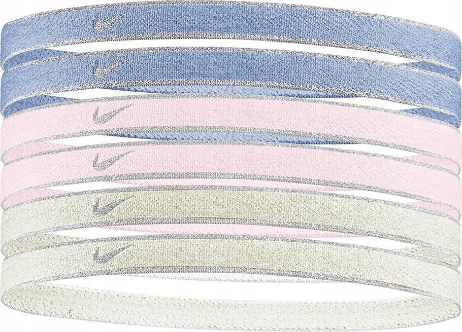 Čelenky Na Vlasy Nike Swoosh Sport Metalic 6 Ks