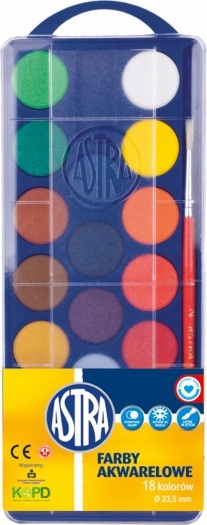 farbki akwarelowe 18szt. ASTRA | 0236 — 3
