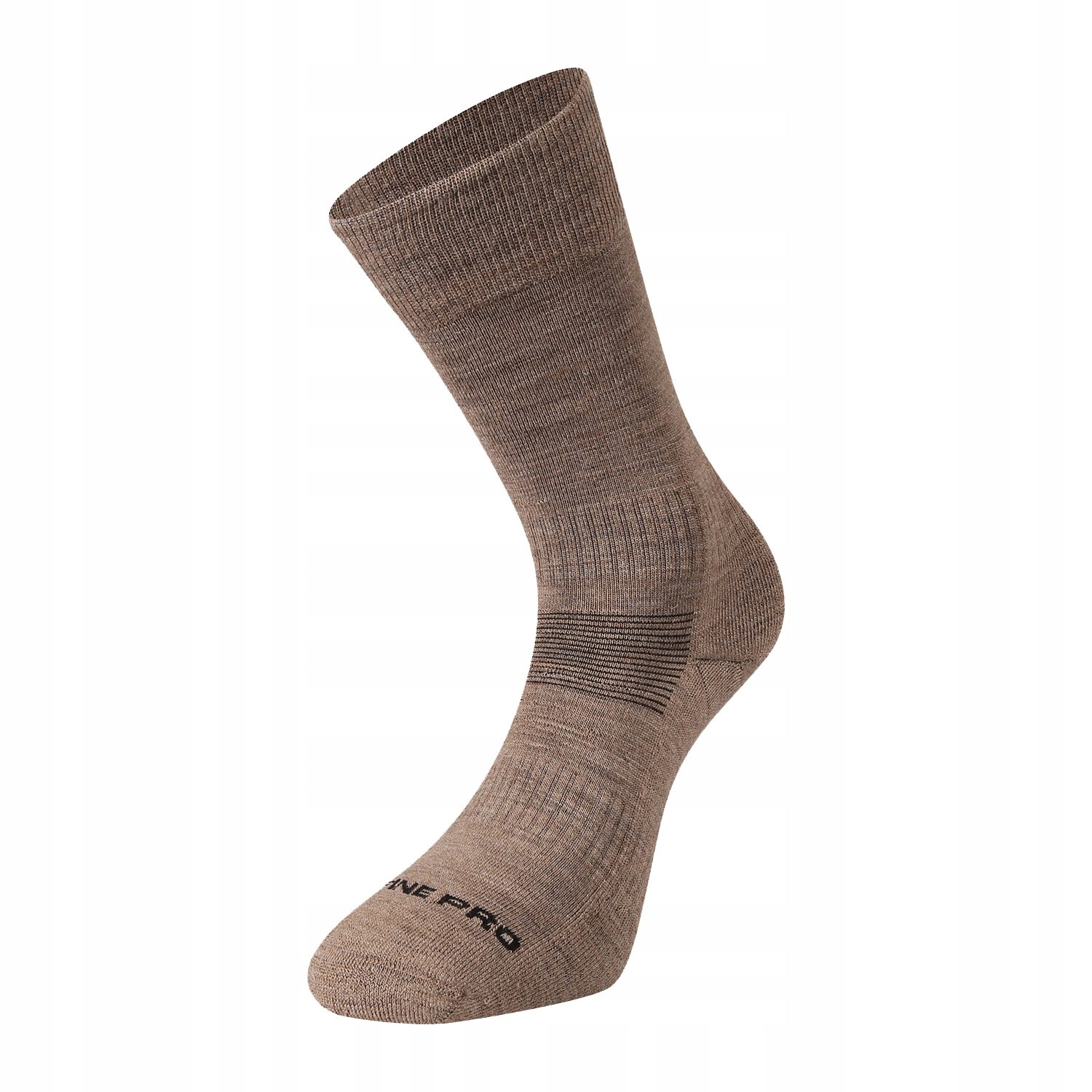 Skarpety trekkingowe z wełną merino Alpine Pro Erate k.brązowy r. 47-49