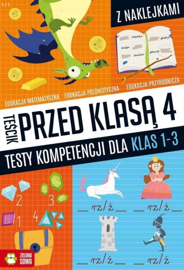3 X TRZECIOTEŚCIK TESTY KOMPETENCJI KLASA 3 ZESTAW MIX ISBN 9788367237529