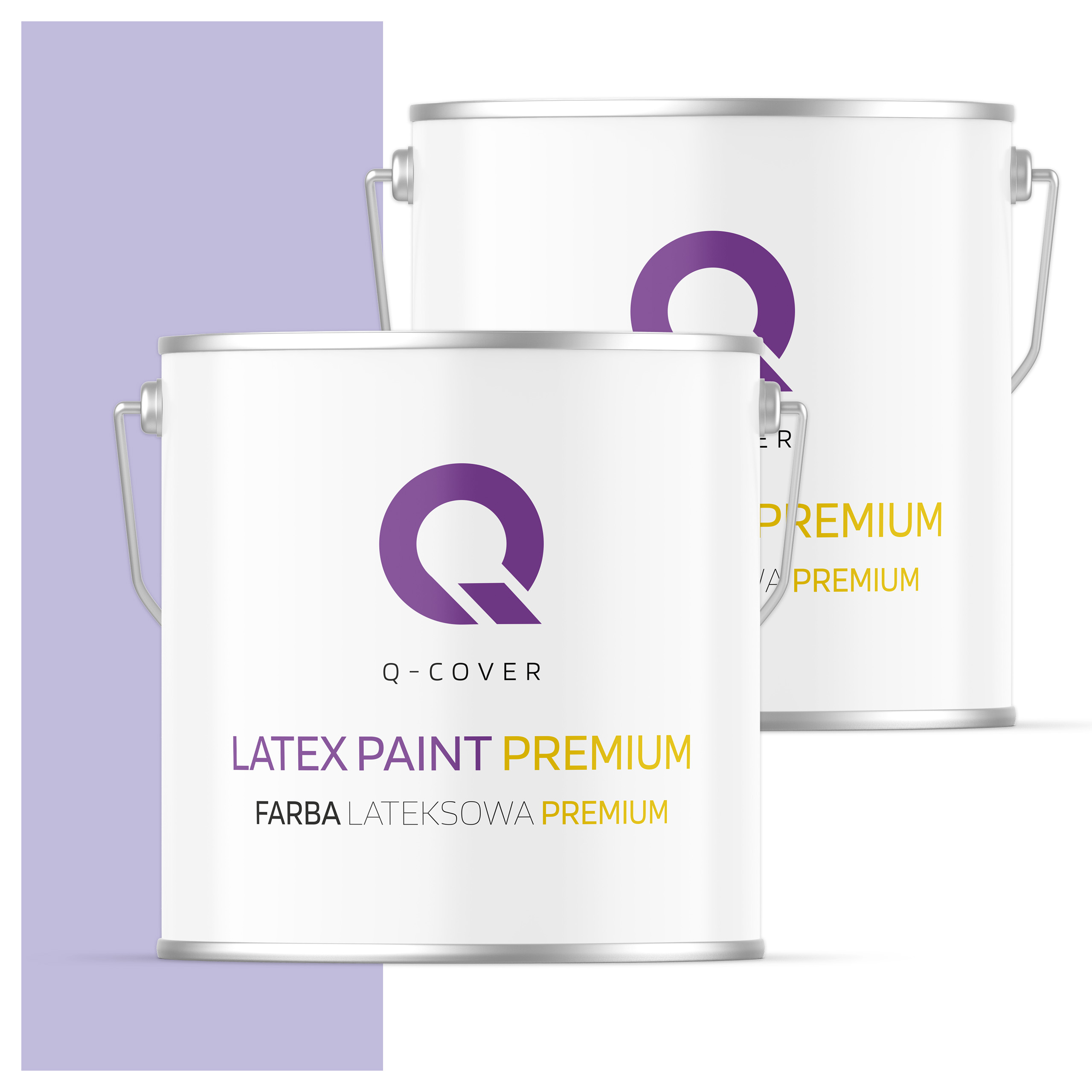 Umývateľná farba na steny stropov 5L Hlboká matná Fialová svetlá